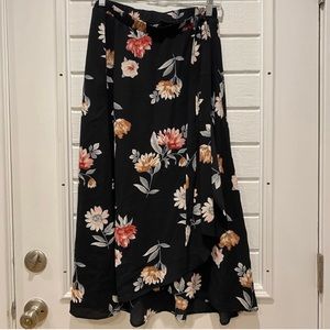 Floral Midi Skirt